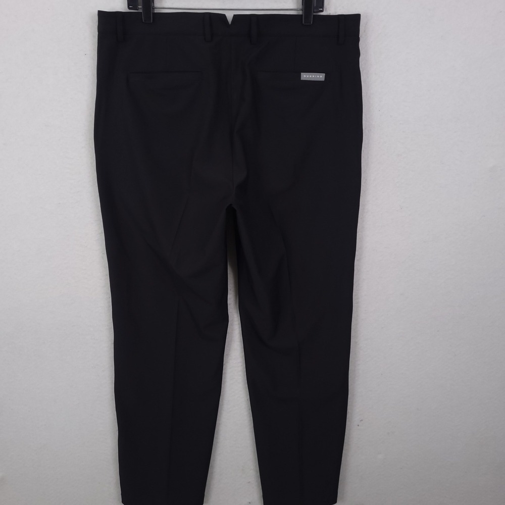 Dunning Golf Pants Mens 36x30 Black Everbest Performance Stretch Trousers